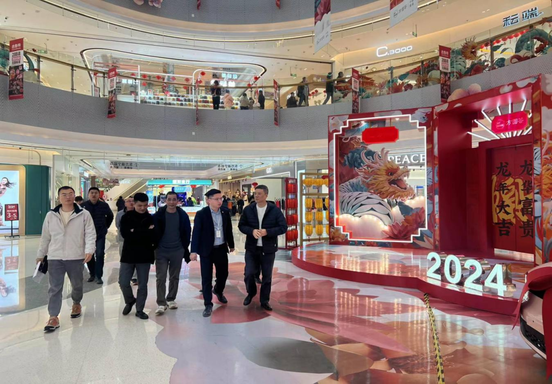 市万象城AWC公司联合下属企业金禾公司赴霞浦“方圆荟”天悦时代广场开展2024年春节前消防工作和安全生产检查